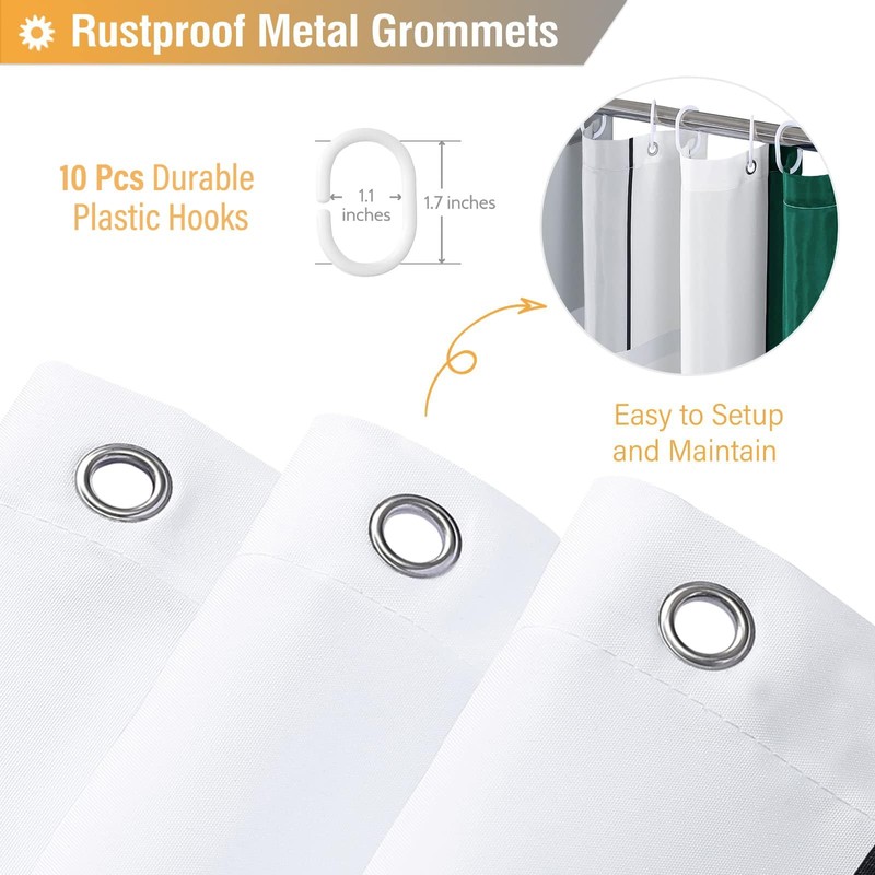 BTTN Stall Geometric Shower Curtain - 60 x 72 Inch