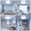 OTREN LED Flat Ceiling Light, 6500 K Round Bathroom Lamp,