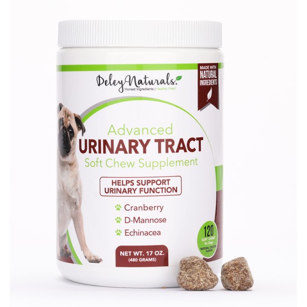 Deley Naturals Dog UTI Prevention - 120 Grain Free Soft