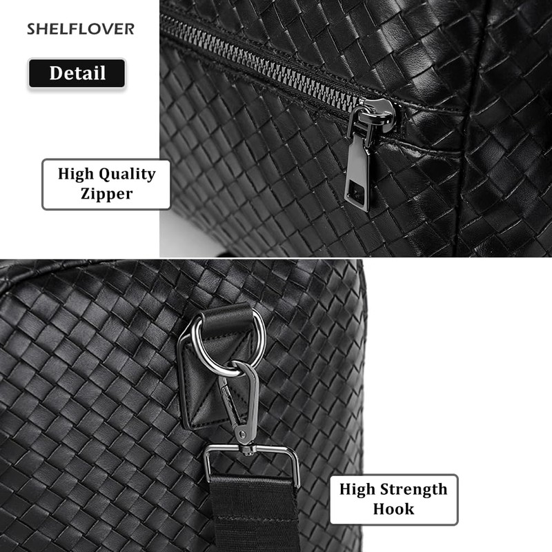 SHELFLOVER Gym Bag for Women & Men, Travel Duffel Bag