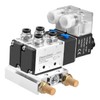 Heschen Pneumatic Solenoid Valve 4V210-08 PT1/4 12V DC 5-Way 2