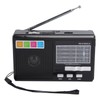 Solar Charging Radio Portable Radio with Emergency LED Flashlight Support