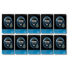 Nutricore Hypercell Supercritical Vitamin K2 300mg x 30 tablets, 10 boxes / 뉴트리코어 하이퍼셀 초임계 비타민 K2 300mg x 30정 10박스