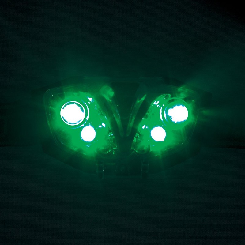 LUMii 10-465-200 LED Head Torch - Green