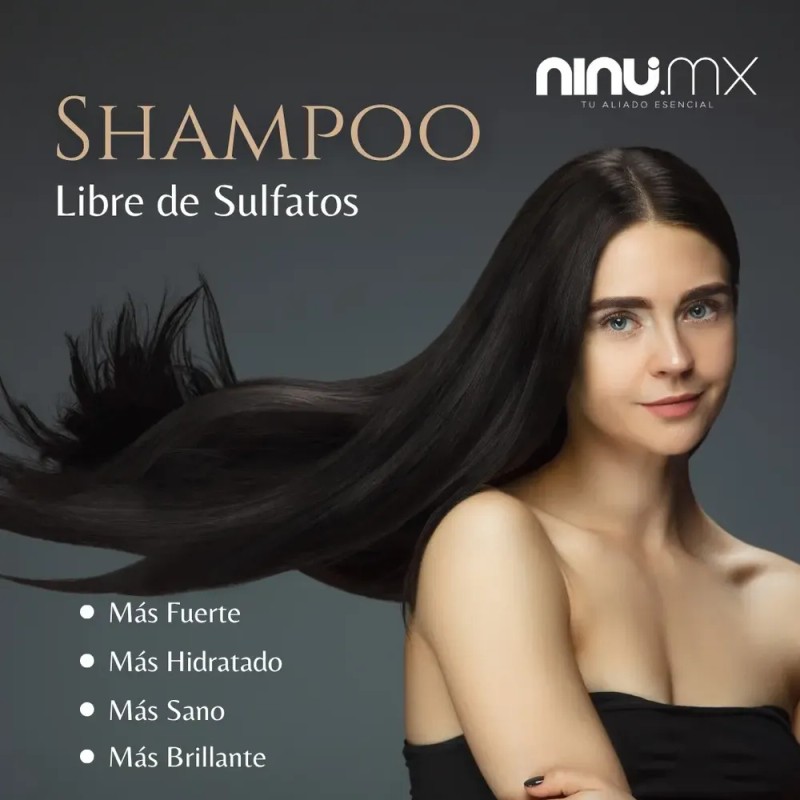 Shampoo Libre De Sulfatos Sal Y Parabenos Ninu 500 Ml