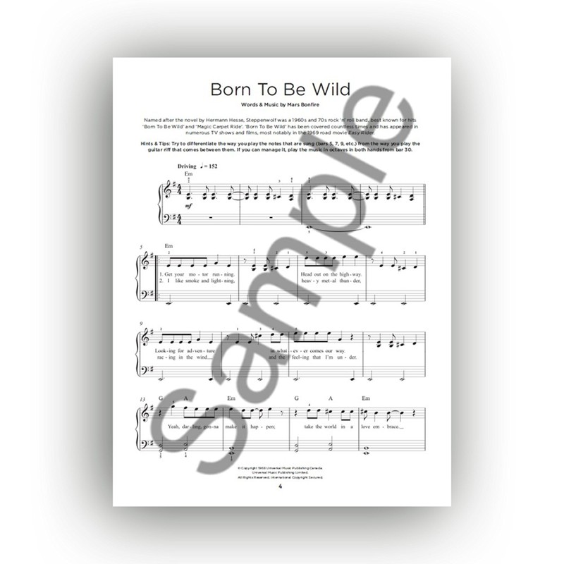 Really Easy Piano: Classic Rock.