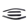 DYRDINSHOW 4PCS Tape-On Window Deflectors Sun Rain Guards for 2002-2008