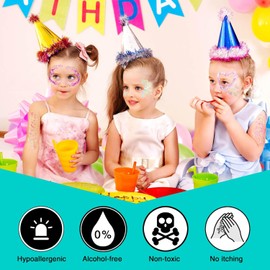 MEICOLY Brillo Corporal Blanco Claro, Mardi Gras Face Glitter Singer Conciertos Festival Rave Accesorios, Cabello Grueso Chispeante Halloween Glitter Gel para Mujer, Sirena Lentejuelas Glitter Face Pa