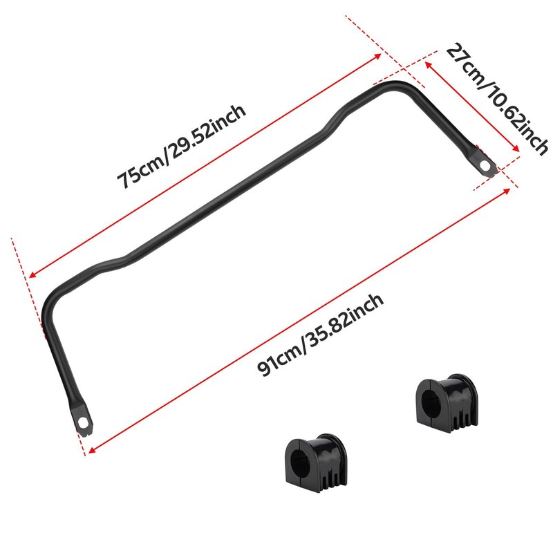 JAVIK Front/Rear Suspension Stabilizer Sway Bar Fit for Polaris Ranger