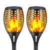 Aityvert Upgraded Larger Solar Torch, Waterproof Outdoor Dancing Flames, Flickering