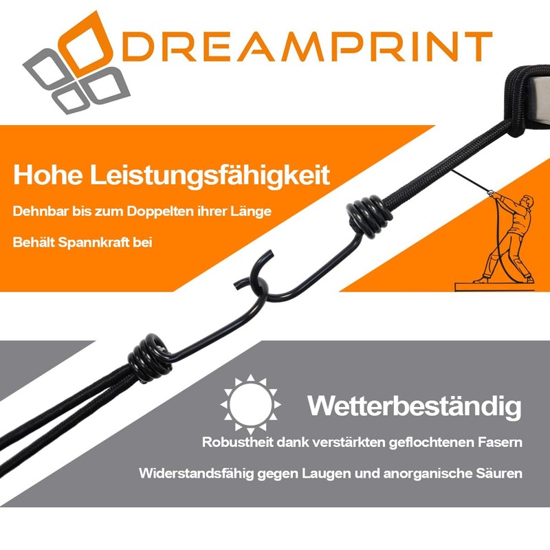 Dreamprint Expander Loop with Hooks, Pack of 25 / 13