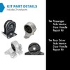 TRQ TRQ Engine Motor & Auto Transmission Mount Kit Set