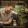 Flasidu Copper Pet Collar Bells, 4 PCS 0.67 Inch Alloy