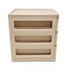 3 Drawers Plastic Desktop Storage Unit with Drawers, Stationary Arts