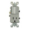 Leviton 15 Amp, 120 Volt, Decora Single-Pole, AC Combination Switch,
