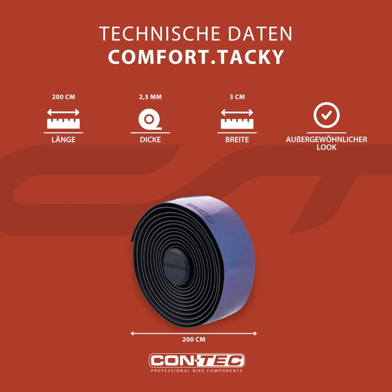 CONTEC Ct Comfort.Tac Ky Chameleon 03199993 Handlebar Tape Metallic Colourful