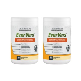 Magic EverVers Heavy Duty Cleaning Wipes - Single Sided Hand & Surface Towels | Powerful Moisturizers to Prevent Dry Hands | Waterless | Removes Grease, Oil, Dirt, & more (2 Pack | 180 Sheets Total)