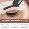 Eyebrow Stamp Stencils Reusable Makeup Eyebrow Powder Eyebrow Stamp Kit