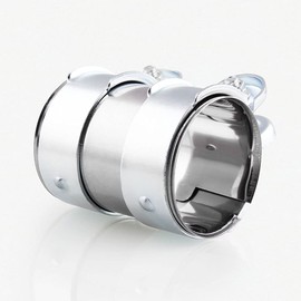 LPFIDI 2" Exhaust Clamp Pipe Joint Bolts Band Flanges Clamp