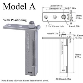 SagaSave Refrigerator Door Hinge Stainless Steel Spring Hinge Heavy Duty Door Pivot Hinge Can Support 50kg / 110lb(A)