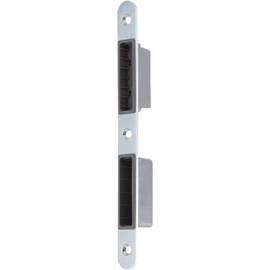 Strike Plate for Magnetic Latch Locks Series 300 RNM, Galvanised Steel, Silver-Coloured, 1 Piece, Accessories for Mortise Lock / Magnetic Lock / Fittings