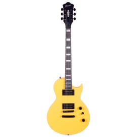 Grote LPS-01 LP Style Solid Electric Guitar Maple Neck Poplar Body (Yellow)
