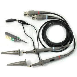 Chesoon 100MHz Oscilloscope Probe with Completed Accessories Including BNC to Grabber Test Lead Regulating Rob Protective Caps