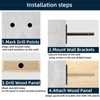 4-Inch Floating Shelf Bracket 6 Pack | Hidden Floating Shelves