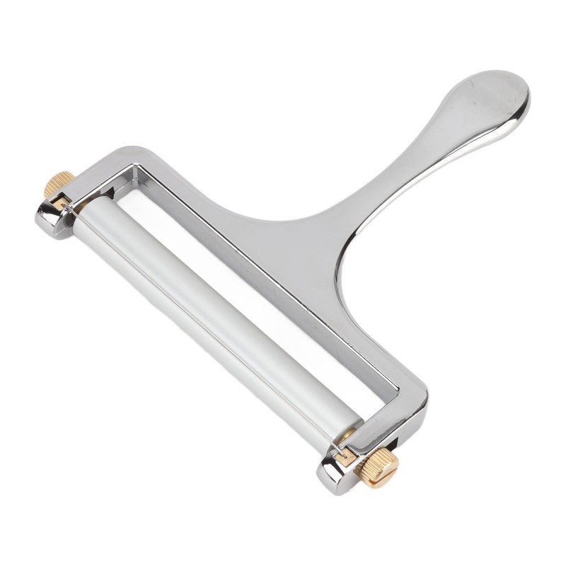 Stainless Steel Cheese Cutter Thickness Adjustable Ergonomic Handle Wire Cheese
