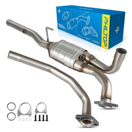 PHILTOP Catalytic Converter Compatible with 1994-2001 Ram 1500/2500 3.9/5.2/5.9L, 1997-2001 Ram 3500 5.9L - Replace# 50505, 645937, 20303 Direct-Fit Stainless Steel (EPA Compliant)