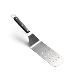 Fox Run Griddle Spatula Slotted, Stainless Steel, Silver, 14.76 x 2.95 x 3.35"