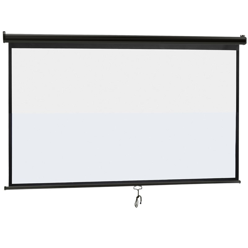 Segawe 100" Pull Down Projection Screen 16:9 HD Home Theater