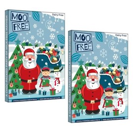 Moo Free White Choccy Advent Calendar, 70g, Dairy Free, Vegan (Pack of 2)