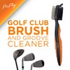 ProPlay Golf Club Brush and Groove Cleaner | Retractable Zip-line