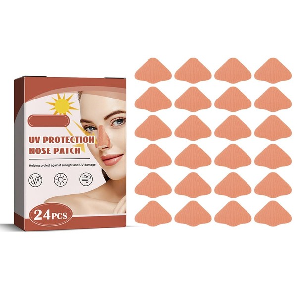 EIROVYA Nasenschutz Sonne,UV-Nasenschutz,Nase Sonnenschutz Nasenschutz,Sonnenschutz Nase Patch,Nasenpflaster Outdoor,Sonnenschutz-Nasenpflaster für Sommer,Erfrischender