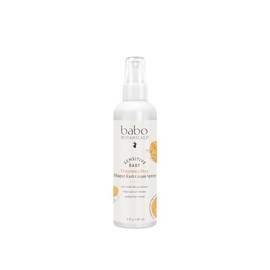 Babo Botanicals Sensitive Baby Fragrance-Free Diaper Rash Cream Spray - No touch, mess-free application - 14.9% Zinc Oxide - Shea Butter, Olive Oil & 