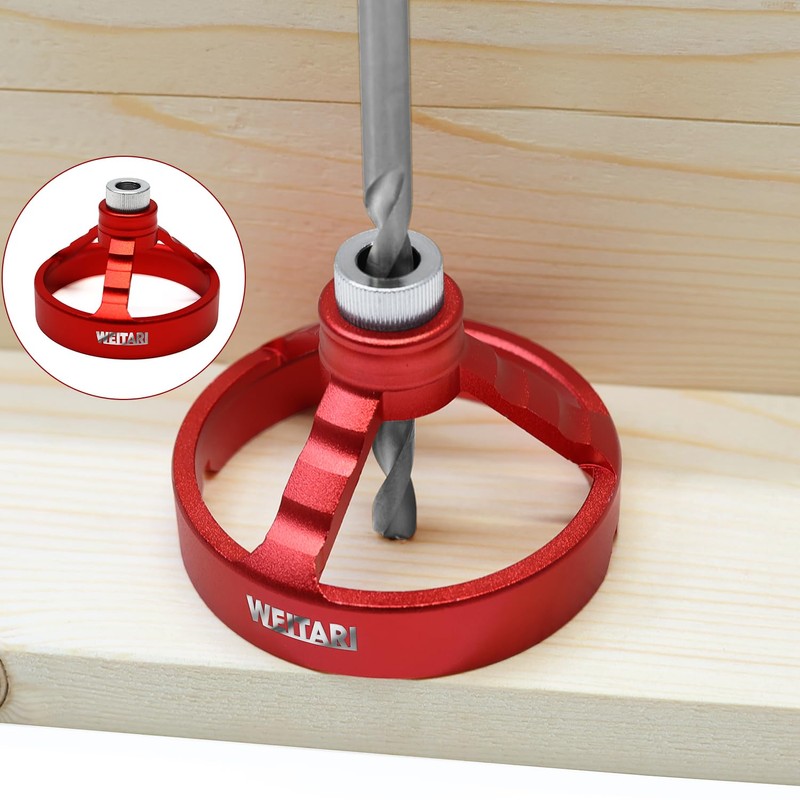 WEITARI Drill Press Guide Jig,6/7/8/9/10mm Drill Bushings Vertical Hole Woodworking