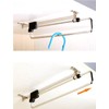 Autuwintor Pull-Out Closet Garment Valet Rod 10-Inches with Screws Telescopic