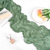 8 Pack 10Ft Cheesecloth Table Runner Sage Green, 20 x