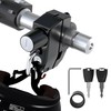 JAGASOL Motorcycle Helmet Lock Anti-Theft, Tamper-Proof Security Helmet Lock with