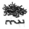 (50 Pack) TMKOOL 1 inch Half J Clamp J-Hook with