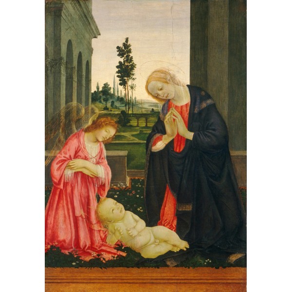 The Adoration Of The Child 120 Piece Jigsaw Puzzle