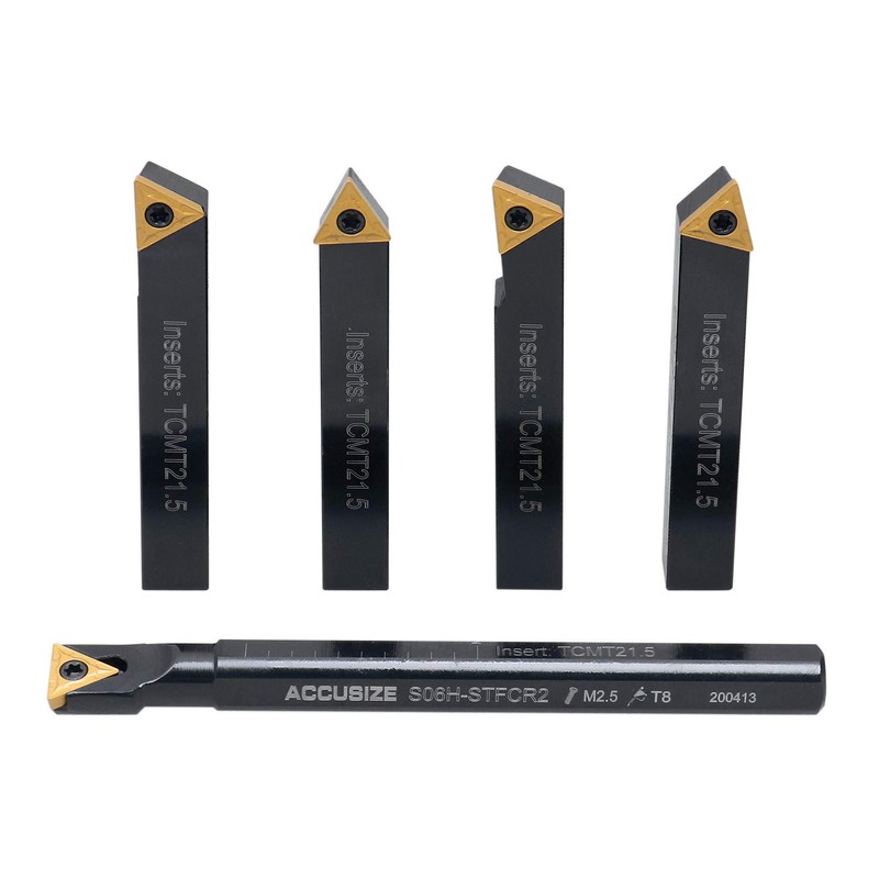(1cm .) - Accusize Industrial Tools 1cm 5ps/set Indexable Turning