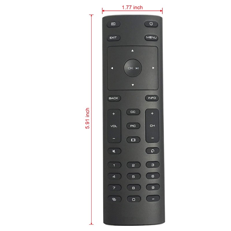 XRT135 Replacement Remote Control for Vizio Smart TV E43E2 E43-E2