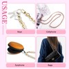 Landrain Pack of 3 Bag Chains Gold Chain for Bag