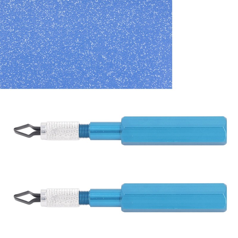 2 Set Floor Skiving Knife 4Pcs HSS Blades Aluminum Alloy