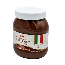 Nessi Traditional Chocolate Hazelnut Spread – Smooth & Creamy Delight, 1 Packs (750g)