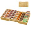 Kssiaz Coffee Pod Holder Drawer, Bamboo K Cup Holder Compatible