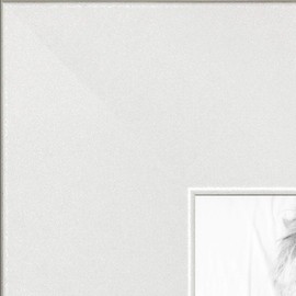 ArtToFrames 8.5x11 Inch White Picture Frame, This 2" Custom Poster Frame is Modern White Frame, for Your Art or Photos - Comes with Regular Glass, WOMFRBW74074-8.5x11