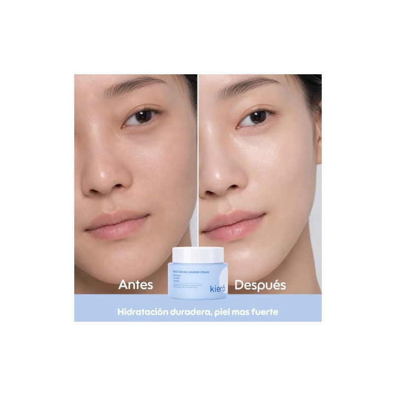 KIERO Crema Hidratante Facial Ceramidas y Agave Azul 50 g